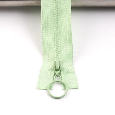#5 Fermeture à glissière en résine avec des dents colorées pour les vêtements en rose