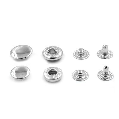 Bouton de fermeture de presse de cuivre en alliage de zinc pour vêtements
