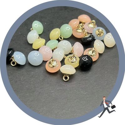 Bouton de perle en résine pour femmes chemise bouton de perle en culture bouton de perle d'eau douce