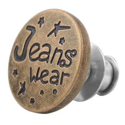 Buttons ronds en laiton pour combinaison de veste