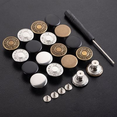 Buttons ronds en laiton pour combinaison de veste