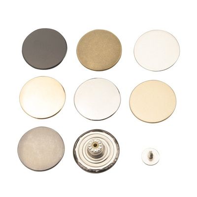 Embossé métal Zinc Alloy Shank Buttons Brass Bouton Pour Le Survêtement