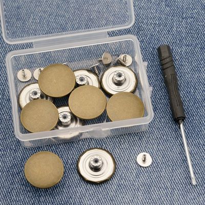 Embossé métal Zinc Alloy Shank Buttons Brass Bouton Pour Le Survêtement