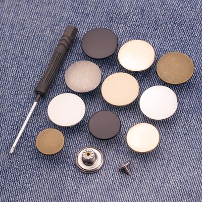 Embossé métal Zinc Alloy Shank Buttons Brass Bouton Pour Le Survêtement