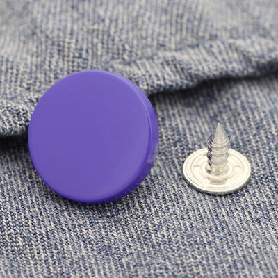 Bouton de couture rond en alliage de zinc de fantaisie Bouton métallique en laiton pour vêtements décoratif
