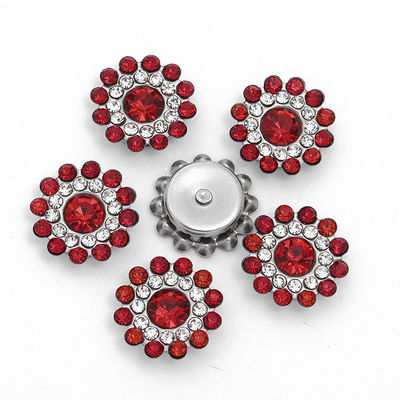 Accessoires Chine en gros Rhinestone Perle Diamant Cristal bouton métallique pour les vêtements Centre de la chevelure