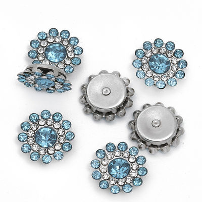 Accessoires Chine en gros Rhinestone Perle Diamant Cristal bouton métallique pour les vêtements Centre de la chevelure