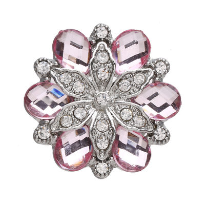 Bouton de diamant écologique de luxe Bouton de bijoux pour les vêtements et les chaussures