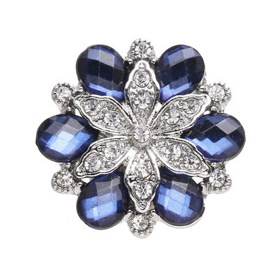 Bouton de diamant écologique de luxe Bouton de bijoux pour les vêtements et les chaussures