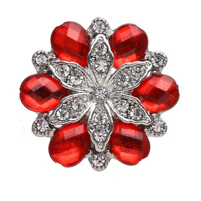 Bouton de diamant écologique de luxe Bouton de bijoux pour les vêtements et les chaussures