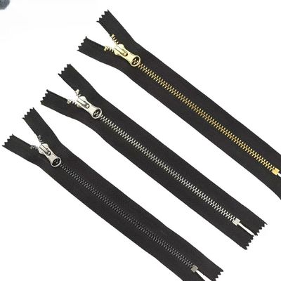# 5 dents normales, 20 cm métal argenté fermeture des dents fermeture à glissière DALH