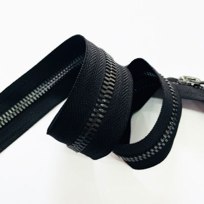 Accessoires de couture Endes ouvertes à deux voies Type 3# 5# 8# Couleur du ruban personnalisé Tirer la fermeture à glissière en laiton pour le tissu
