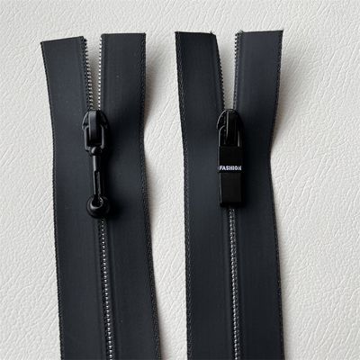 Fermeture à glissière résistante à l'eau en TPU/PU, fermetures à glissière étanches à bande réfléchissante sur 2 côtés pour extérieur, veste, vêtements