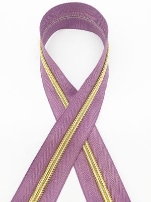 5# Fermeture à glissière en nylon dorée couleur dentelle électroplatée or et argenté oignon fermeture à glissière en nylon à vendre