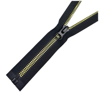 Logo de taille personnalisée 5# Fermeture à glissière en résine Fermeture à glissière en plastique moulé Derlin Fermeture à glissière