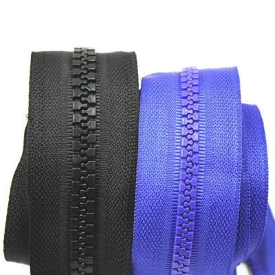 Fermeture à glissière en plastique personnalisée 3# 5# Fermeture à glissière en plastique en gros