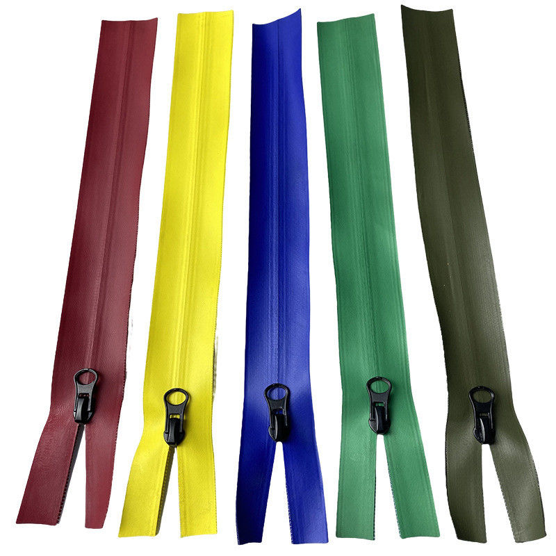 Produit neuf de haute qualité Fermeture à glissière thermique durable Roll PVC étanche à l' air Nylon bobine plastique Fermeture à glissière étanche à l' eau