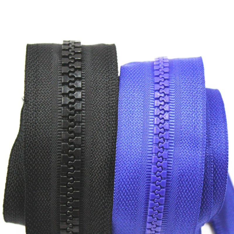 Fermeture à glissière en plastique personnalisée 3# 5# Fermeture à glissière en plastique en gros